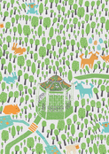 Vacances printani&egrave;res dans le jardin color&eacute;